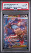 2025 Pokemon Meg En-Mega Evolution Mega Latias Ex #181 PSA Gem Mint 10