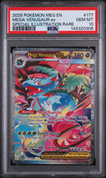 2025 Pokemon Meg En-Mega Evolution Mega Venusaur Ex #177 PSA Gem Mint 10