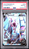 2022 Pokemon Go Full Art / Mewtwo V #072 PSA Gem Mint 10