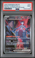 2025 Pokemon Dri En-Destined Rivals Team Rocket's Mewtwo Ex #231 PSA Mint 9