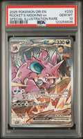 2025 Pokemon Dri En-Destined Rivals Team Rocket's Nidoking Ex #233 PSA Gem Mint 10