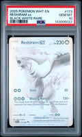 2025 Pokemon Wht En-White Flare Reshiram Ex #173 PSA Gem Mint 10