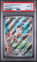 2025 Pokemon Pfl En-Phantasmal Flames Meowth #106 PSA Gem Mint 10