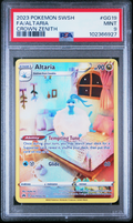 2023 Pokemon Sword and Shield Crown Zenith Full Art / Altaria #GG19 PSA Mint 9