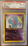 2001 Pokemon Southern Islands Promo Mew Holo #1 PSA 8 NM-MT