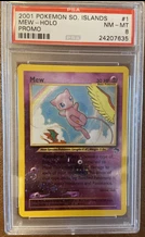 2001 Pokemon Southern Islands Promo Mew Holo #1 PSA 8 NM-MT