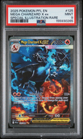 2025 Pokemon Mega Evolution: Phantasmal Flames Mega Charizard X ex #125 PSA Mint 9
