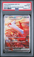 2024 Pokemon Scarlet & Violet: Surging Sparks Latias ex #239 PSA Gem Mint 10