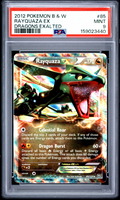 2012 Pokemon Black & White Dragons Exalted Rayquaza Ex #85 PSA Mint 9