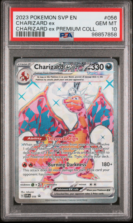 2023 Pokemon Svp En-Sv Black Star Promo Charizard Ex #056 PSA Gem Mint 10