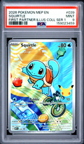 2026 Pokemon Mep En-Me Black Star Promo Squirtle #039 PSA Mint 9