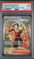 2025 Pokemon Dri En-Destined Rivals Ethan's Adventure #236 PSA Mint 9