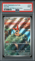 2025 Pokemon Svp En-Sv Black Star Promo Victini #208 PSA Mint 9